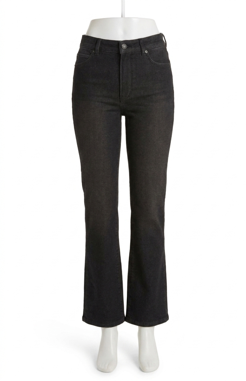 NEW Z SUPPLY val straight leg denim pants in black sand